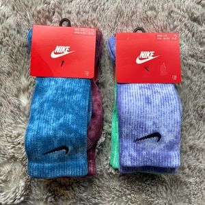Brand new with tags nike tie dye socks